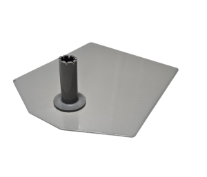 Socle pour cadres plastiques ARGENTÉ (1 pièce)