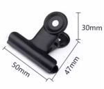 Clip noir “grenouille” 360KHB (lot de 10 pièces)