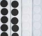 Disques auto-agrippants blancs R22xWV/L, rouleau de 1000 pièces.