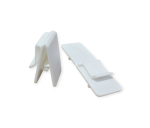 Clip en plastique blanc pour cravate publicitaire A3320W (100 pièces)