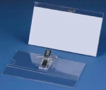 Badge PVC avec clip et épingle 360