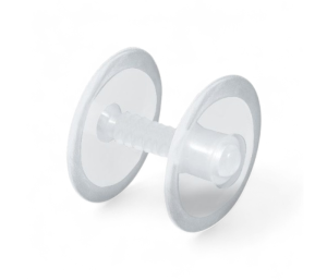 Rivet plastique transparent à pression 28AB5-21TX (250 pcs)