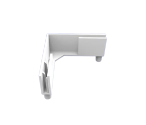 Pied de support en carton blanc, 100 pcs