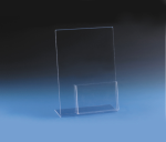 Présentoirs en plexiglas avec pochette format A5
