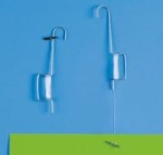 Crochet métallique avec fil nylon 107-1 (100 pcs)