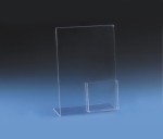 Présentoir acrylique format A4 avec pochette A6