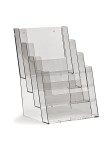 Présentoir à quatre niveaux pour brochures et catalogues au format A5, 4C160