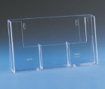 Présentoir pour brochures 3 x DL, 3C110H
