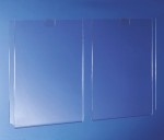 Cadre sans bord pour 2 affiches A4 côte à côte KAB/2A4 2 mm